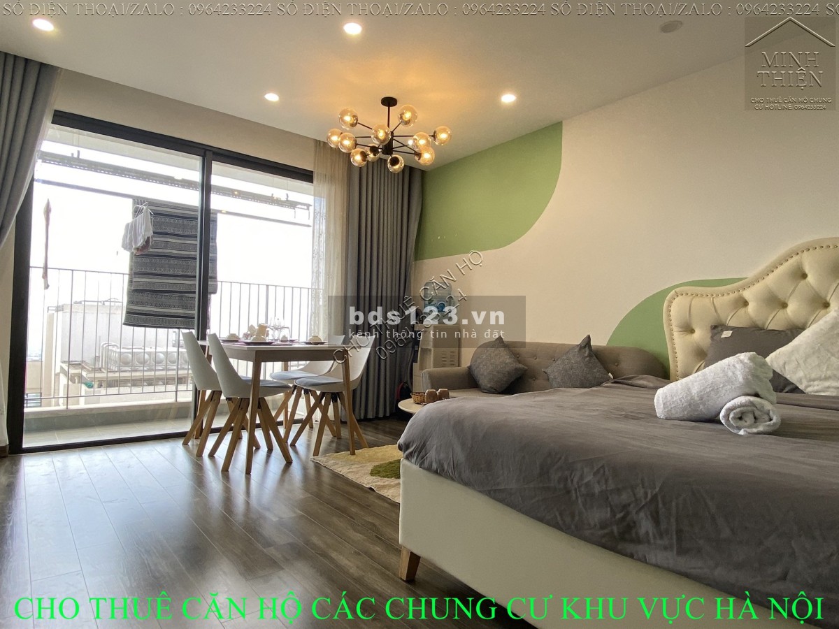(Chung Cư Vinhomes D’capitale đường Trần Duy Hưng) Cho Thuê Căn Studio Full Nội Thất Cao Cấp