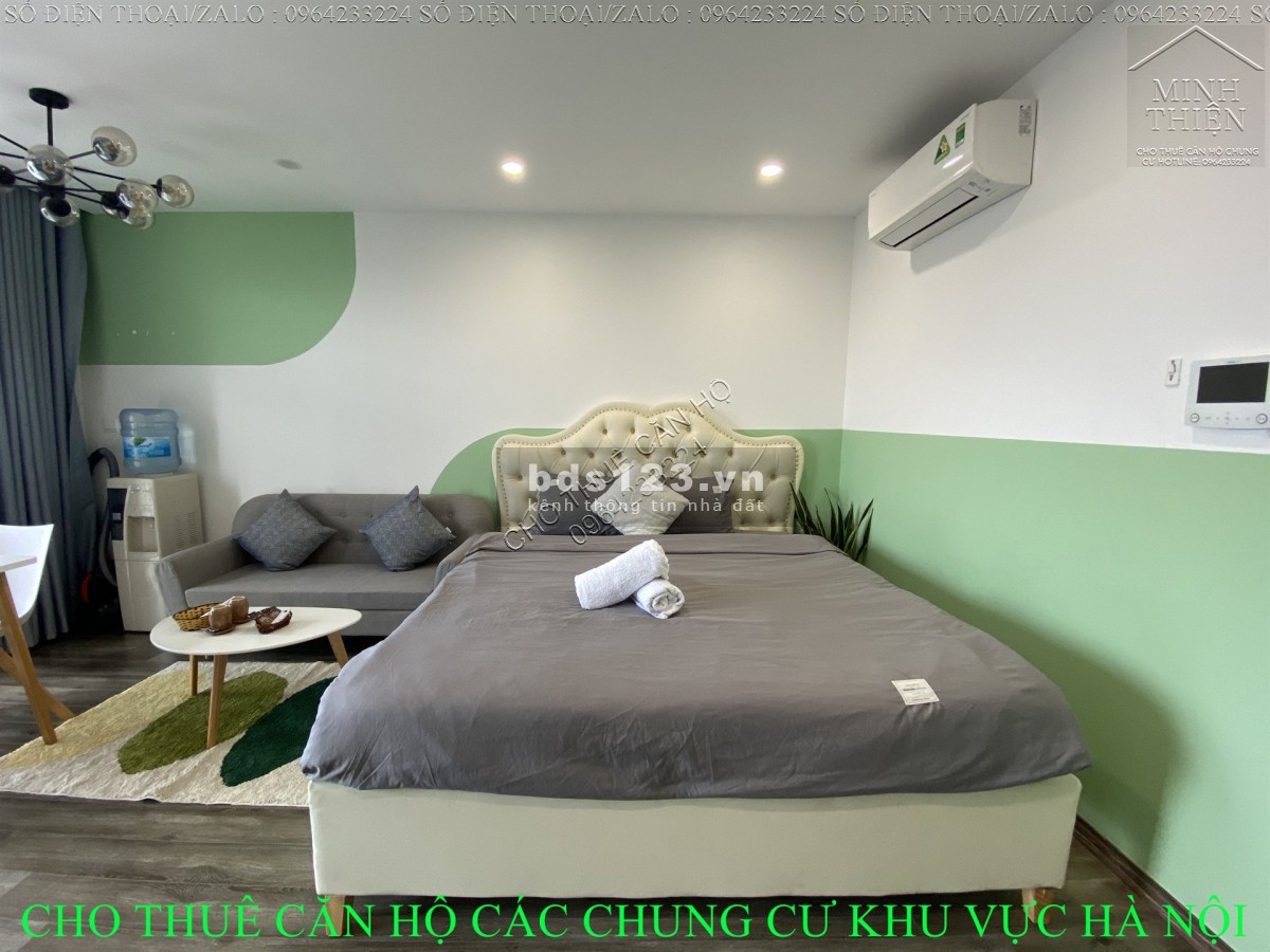 (Chung Cư Vinhomes D’capitale đường Trần Duy Hưng) Cho Thuê Căn Studio Full Nội Thất Cao Cấp