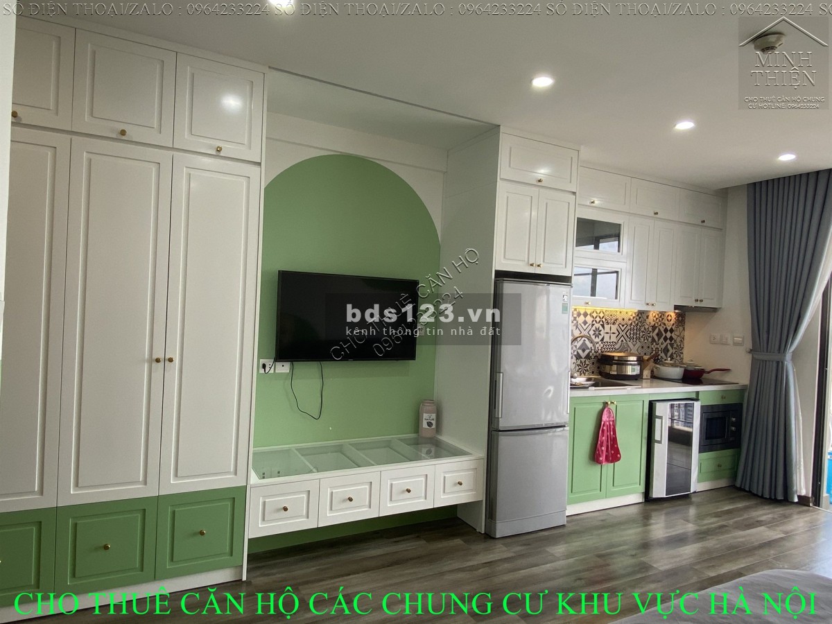(Chung Cư Vinhomes D’capitale đường Trần Duy Hưng) Cho Thuê Căn Studio Full Nội Thất Cao Cấp