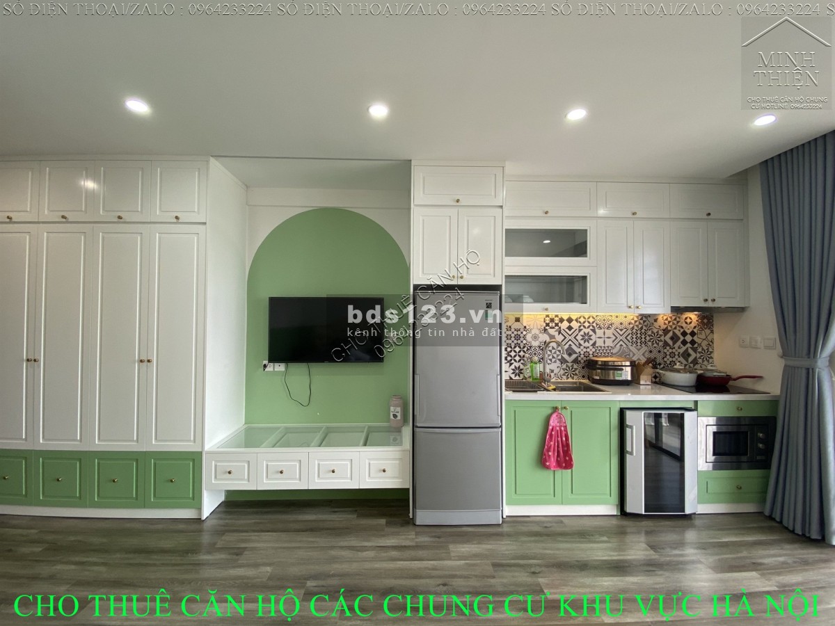 (Chung Cư Vinhomes D’capitale đường Trần Duy Hưng) Cho Thuê Căn Studio Full Nội Thất Cao Cấp