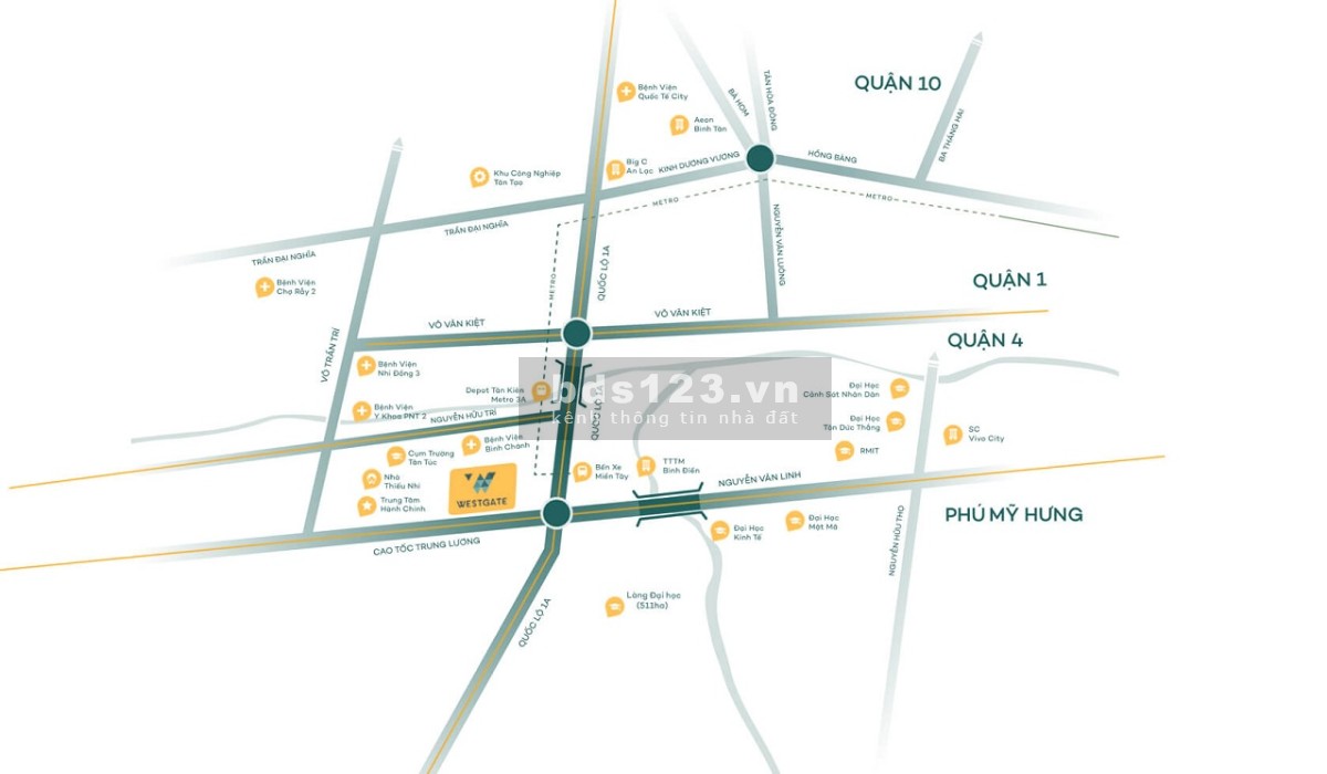 Bán căn hộ West Gate Park Bình Chánh 2PN chiết khấu hấp dẫn chỉ từ 800 triệu