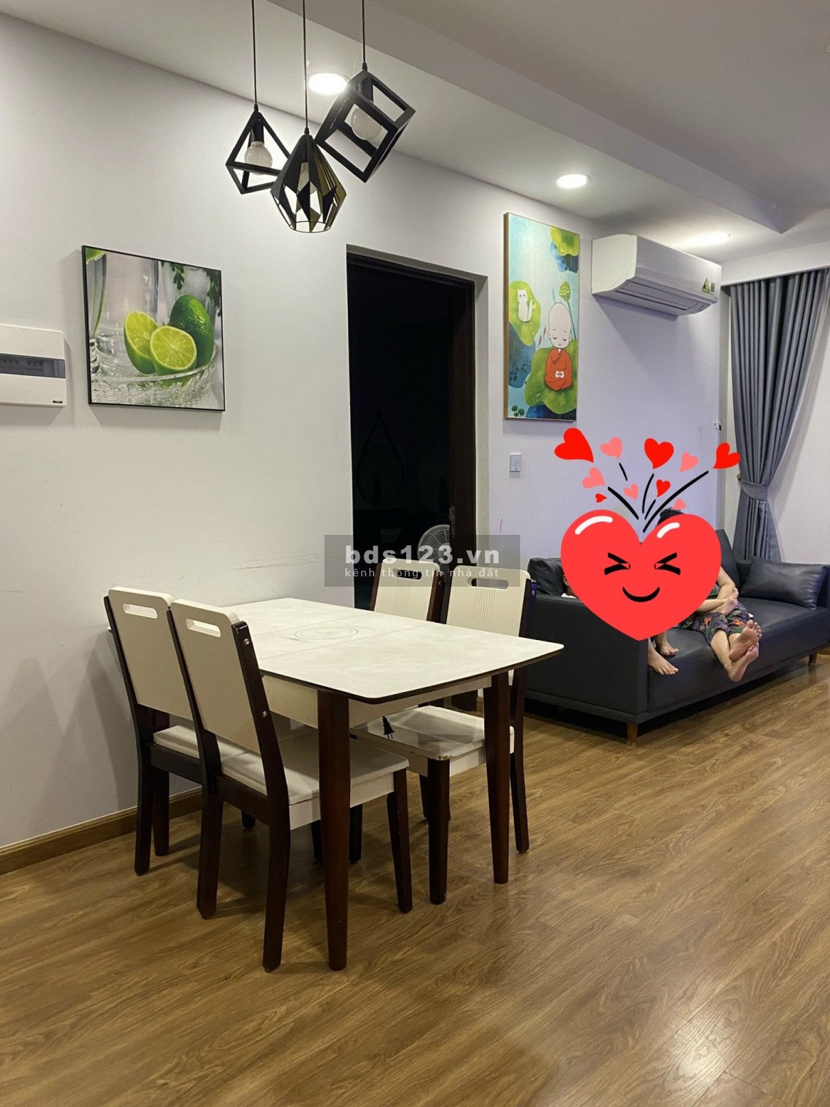 Bán chung cư 2pn+1 The Zen - gamuda, full nội thất sang - xịn