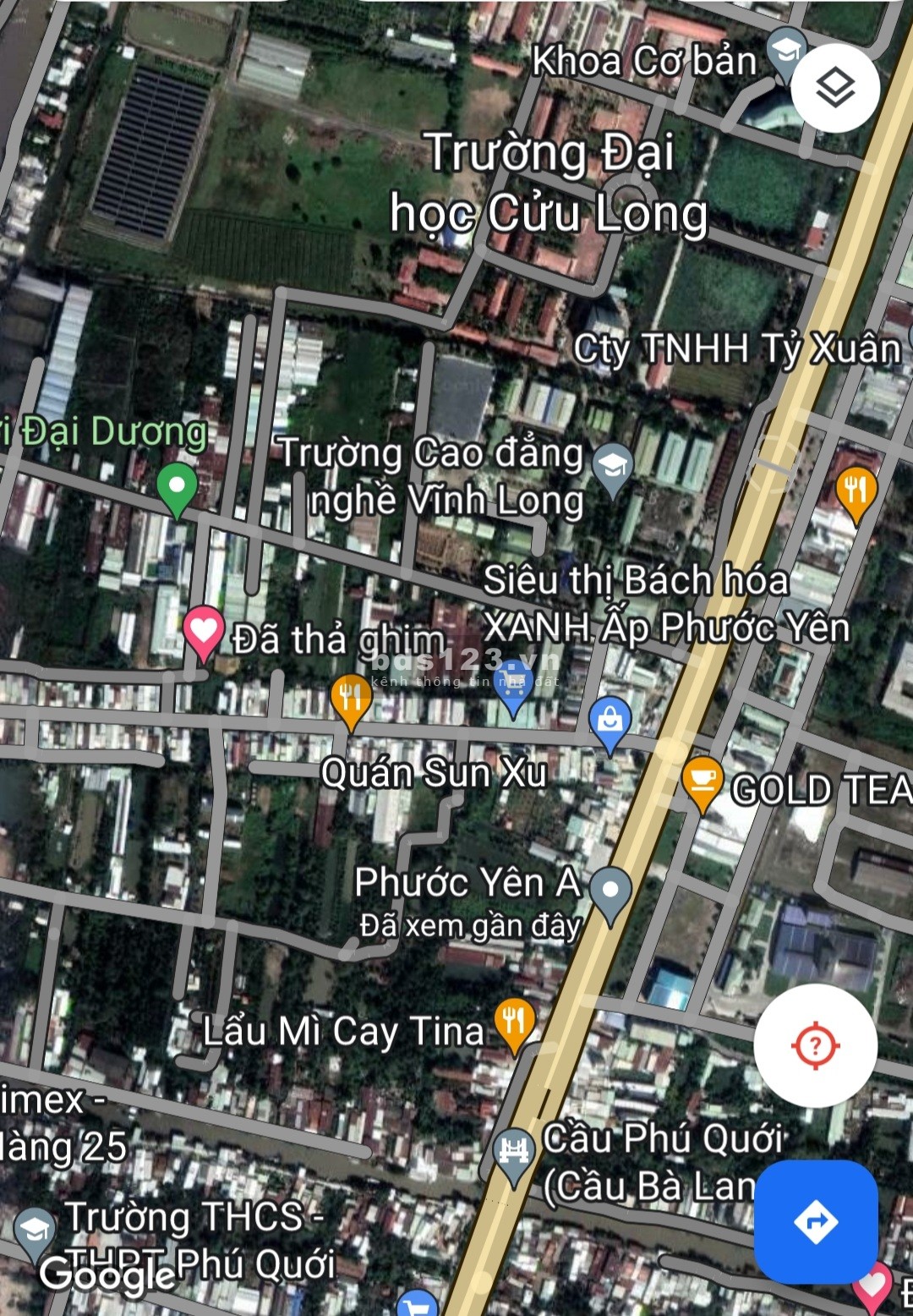 Đất chợ Phước Yên, kcn Hòa Phú, xã Phú Quới, Long Hồ, Vĩnh Long
