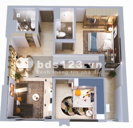 HOT!! Nhận nhà ở ngay căn 2PN full nội thất Trinity Tower view trực diện Hồ Mễ Trì, LH 0878 601 605