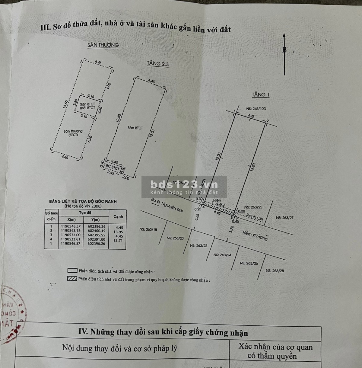 Nhà hẻm 4m 263/23 Nguyễn Trãi phường Nguyễn Cư Trinh quận 1