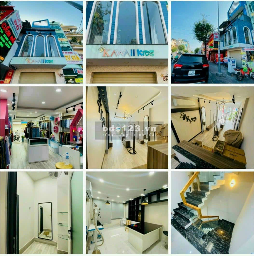 Bán nhà 4 tầng MT đường Đinh Tiên Hoàng gần Quận 1, Phường 3 Bình Thạnh 3.5x15m, vị trí đẹp,HĐT 45Tr