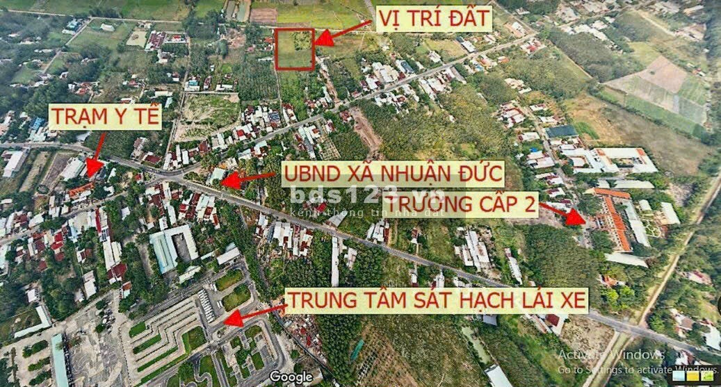 Hàng ngộp đất vườn 30x55 view kênh, Bà Thiên, Nhuận Đức, Củ Chi