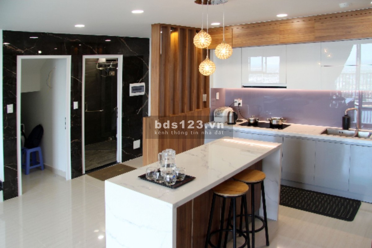 Cho thuê căn hộ sân vườn, Penhouse Sky 9 125m2 2PN - 2WC, 1 Trệt 1 lầu - sân vườn, Full nội thất