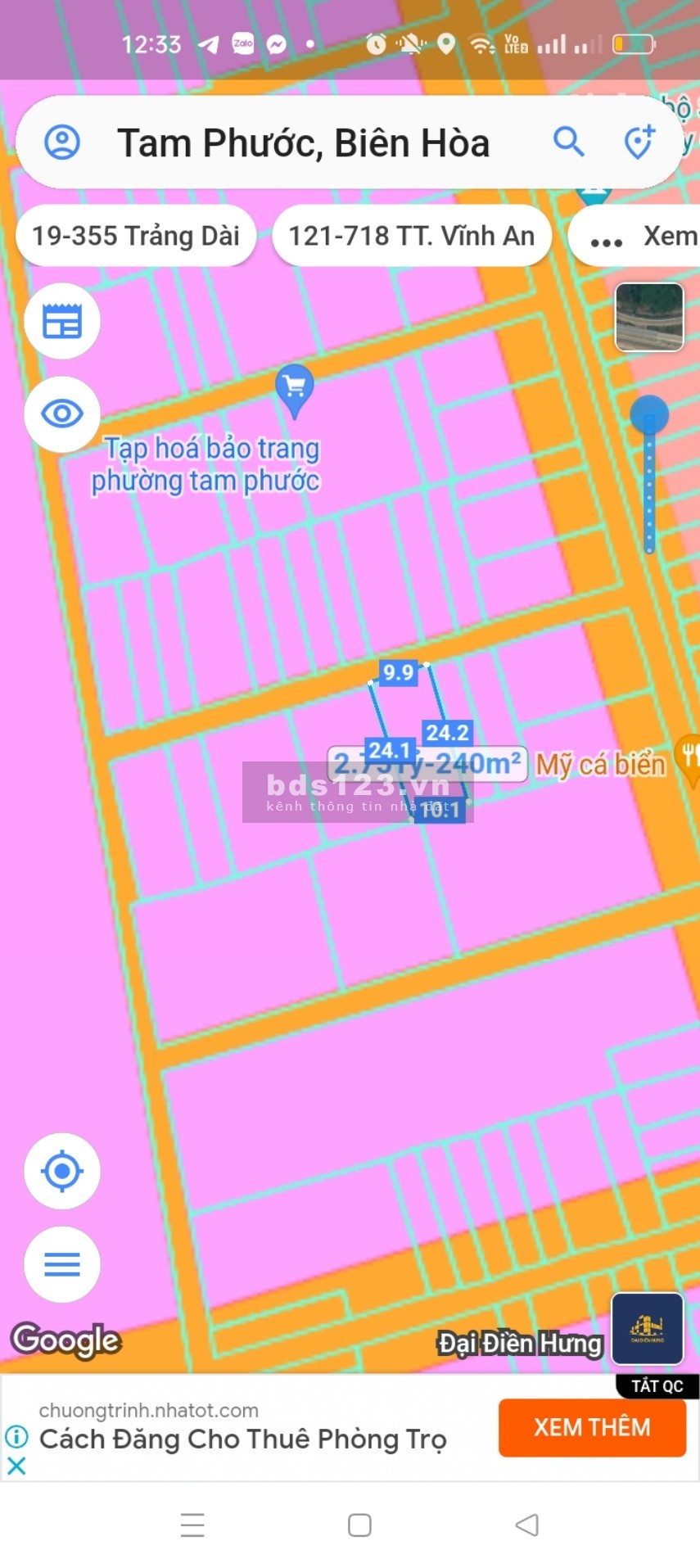 Hạ giá bán gấp dãy trọ 16 phòng, thu nhập trên 10tr/tháng chỉ 2ty750