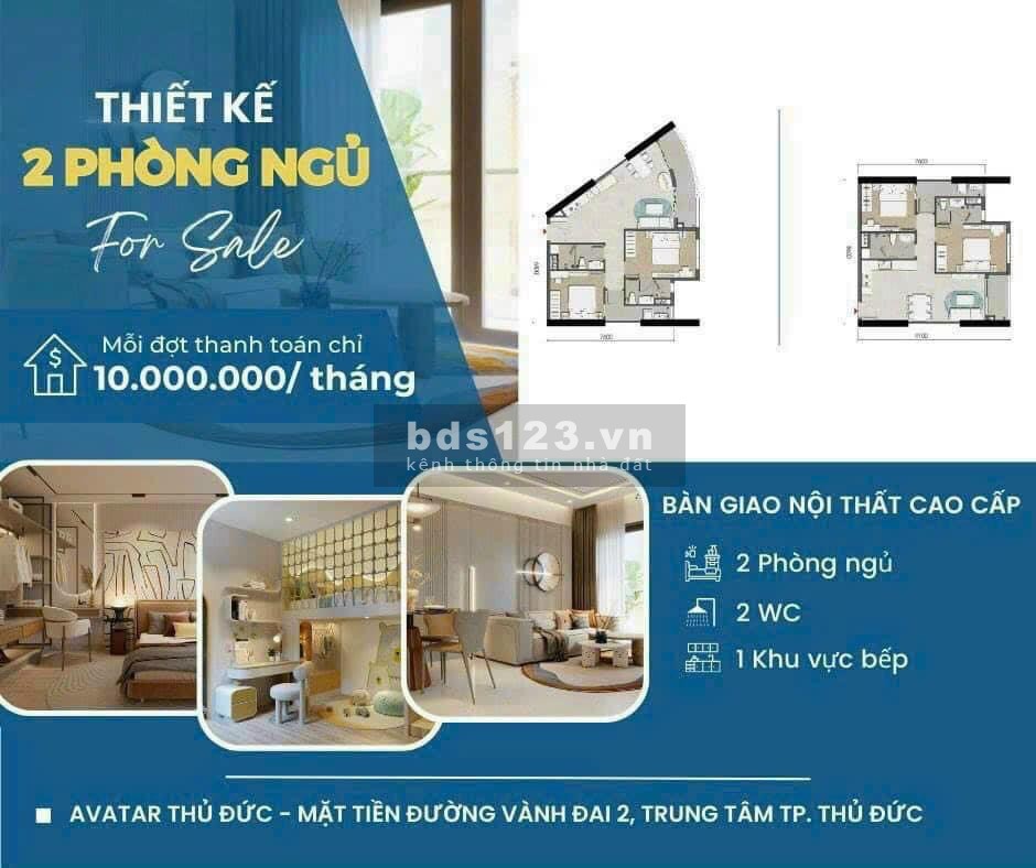 Bán căn hộ 5 tỷ ngay trung tâm Thủ Đức, trả góp chỉ 8 triệu/tháng, 5 năm sau nhận nhà.