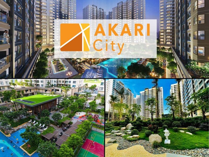 Không gian sống xanh đầy đủ tiện ích tại chung cư Akari City