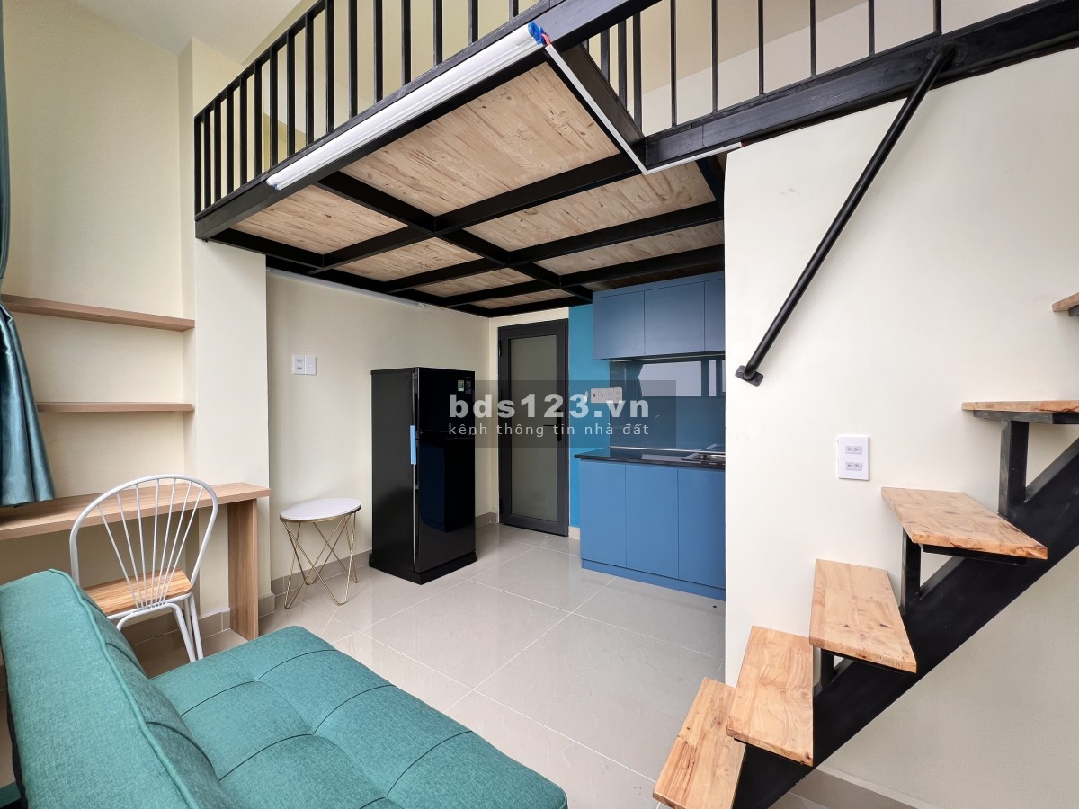 Cho thuê căn hộ dịch vụ có gác lửng Lý Thục Man, nội thất cơ bản