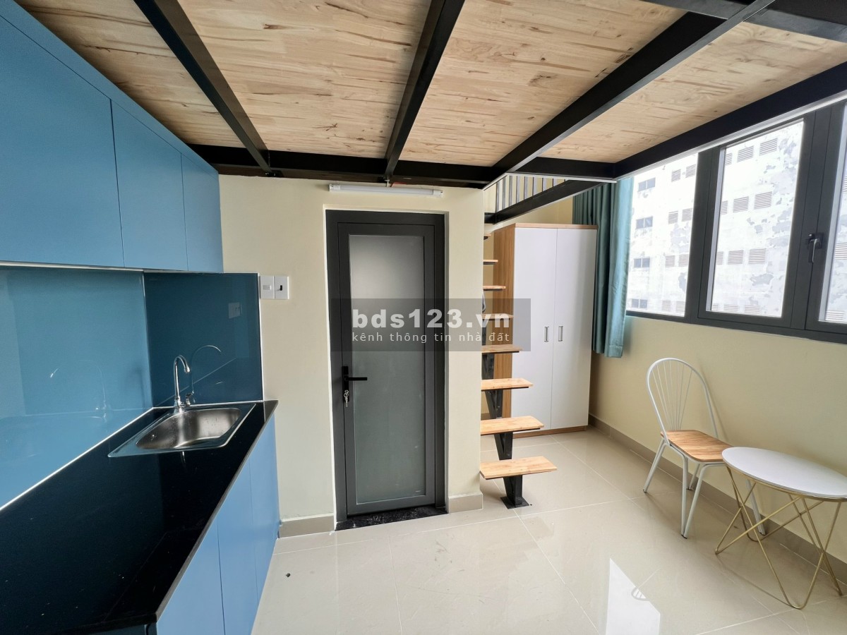 Cho thuê căn hộ dịch vụ có gác lửng Lý Thục Man, nội thất cơ bản