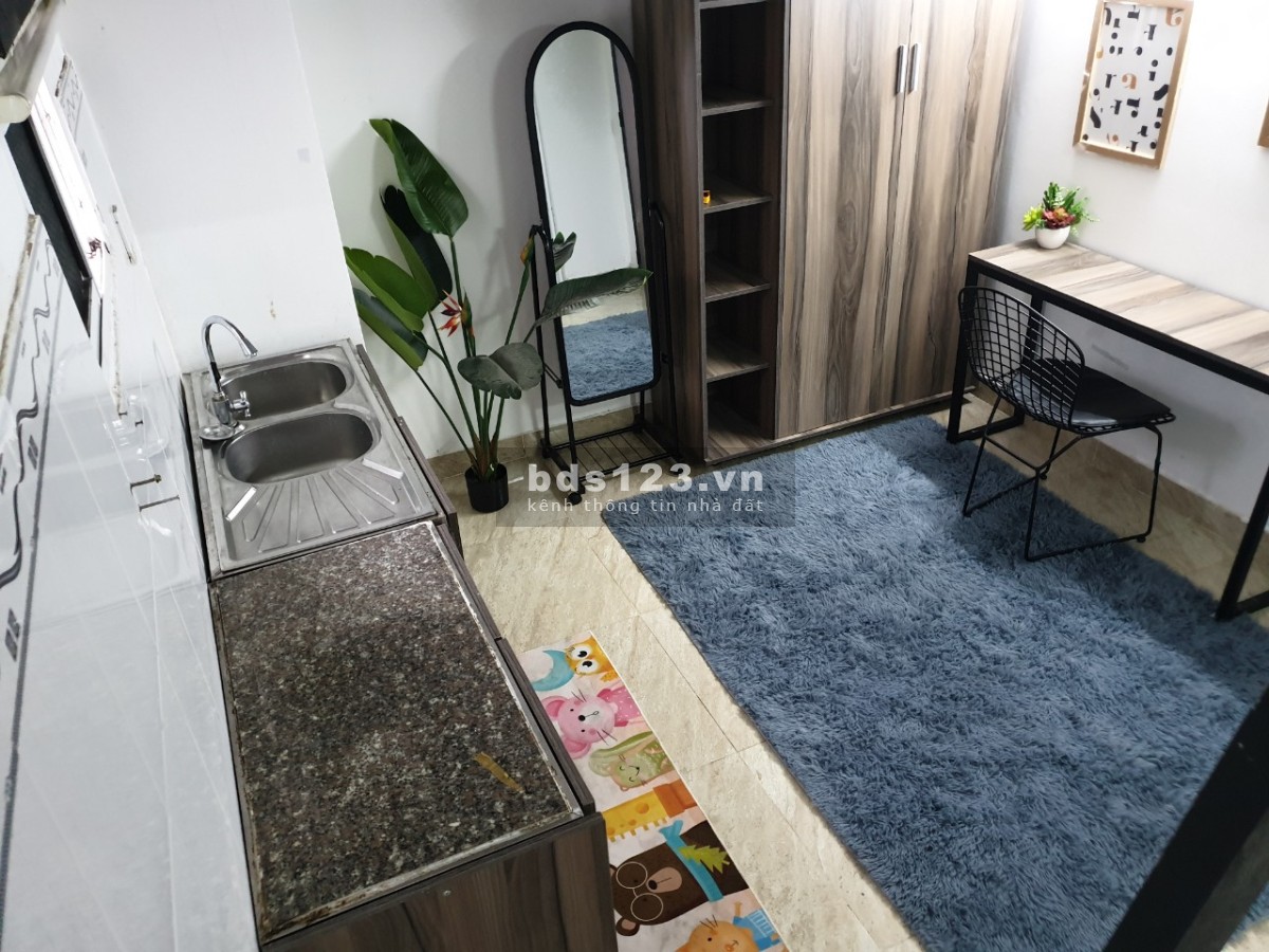 Căn hộ gác xếp, đầy đủ tiện nghi. Rộng thoáng sạch sẽ.