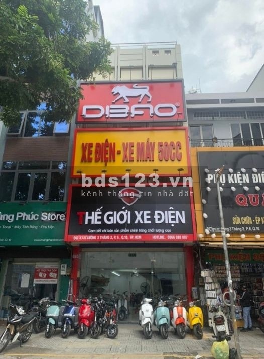Cho thuê MT Đường 3/2 Quận 10, diện tích 6X15, 3 tầng chỉ 68 triệu