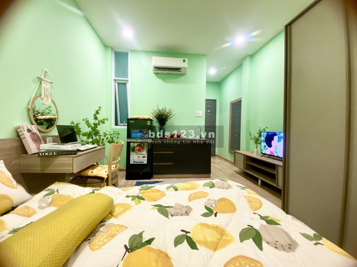 Cho thuê phòng đường Ngô Tất Tố, nội thất cao cấp đầy đủ tiện nghi, giá 5,9 triệu/tháng