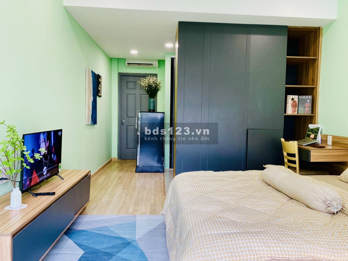 Cho thuê phòng đường Ngô Tất Tố, nội thất cao cấp đầy đủ tiện nghi, giá 5,9 triệu/tháng