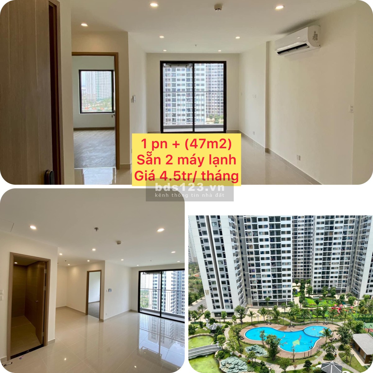 Rổ hàng cho thuê căn hộ Vinhomes Grand Park giá tốt 4tr/ tháng và đầy đủ dạng