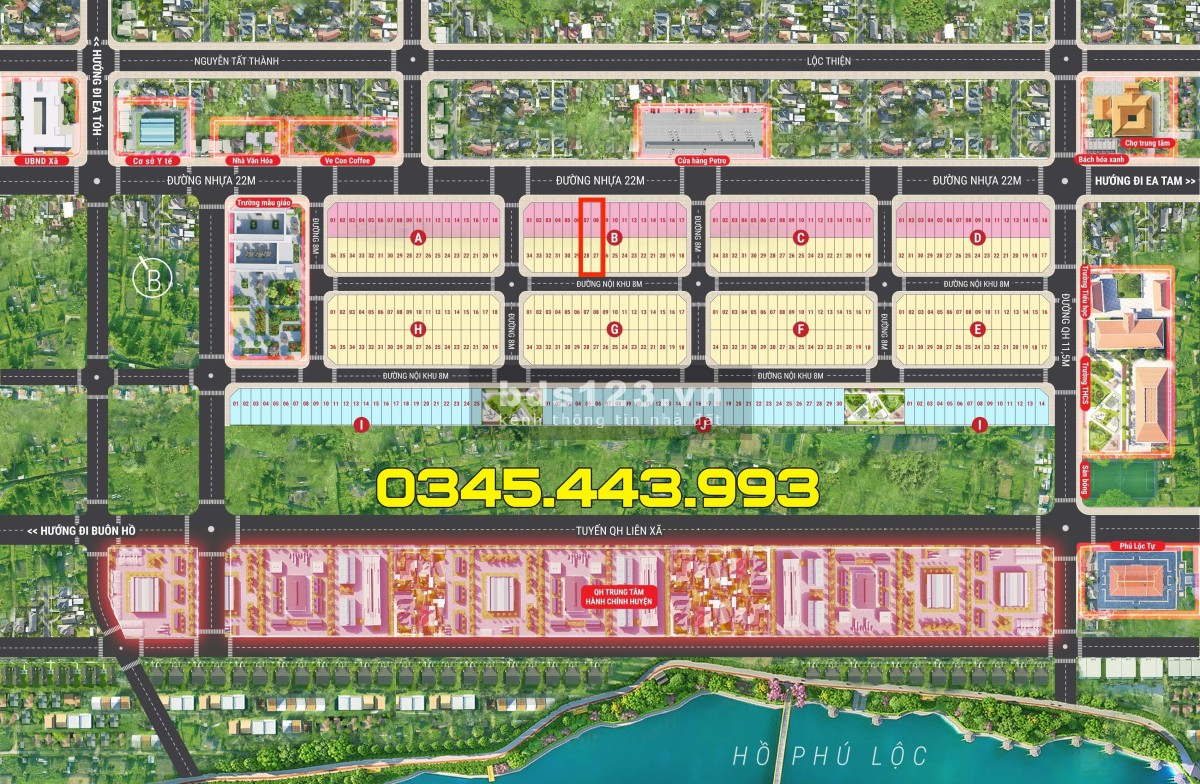 Chính chủ bán 138m2, thổ cư 100%, giáp thị trấn Krong Năng