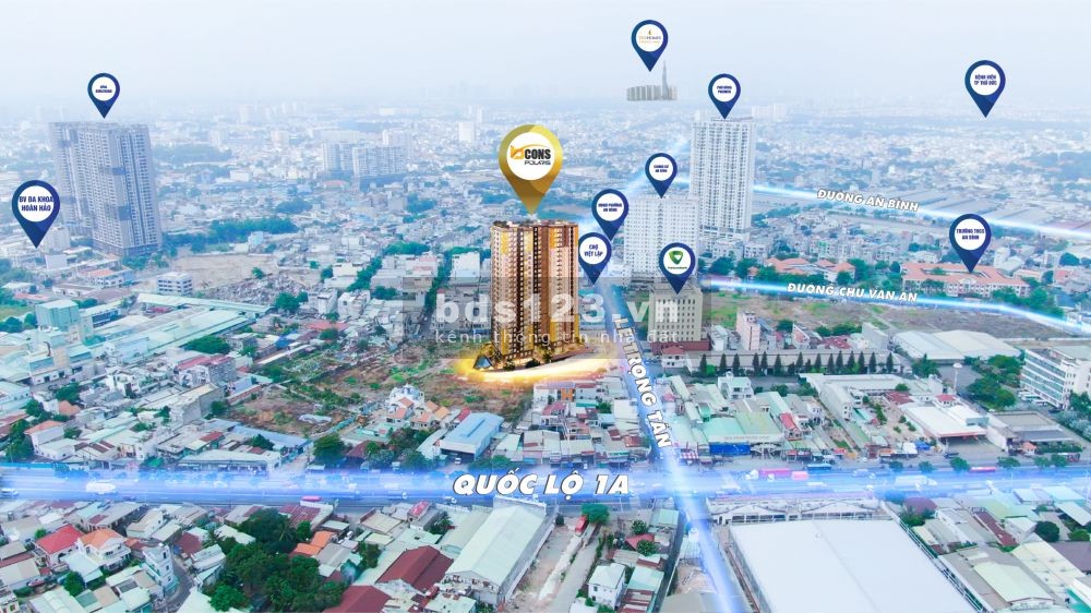 Bán căn hộ Bcons Polaris giá tốt 2PN nằm cạnh đại lộ Phạm Văn Đồng
