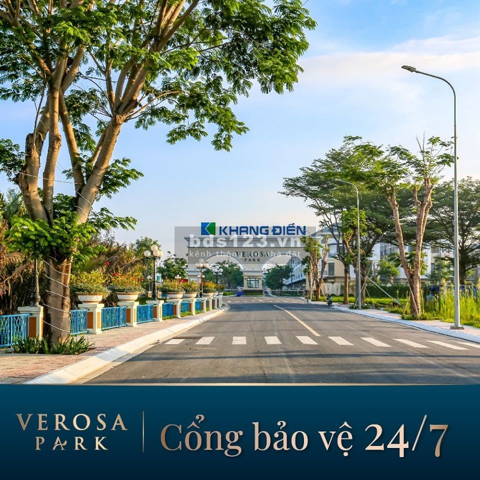 Cần tiền bán lỗ gấp nhà căn gốc 2 mặt tiền đường lớn Verosa Park Khang Điền giá rẻ