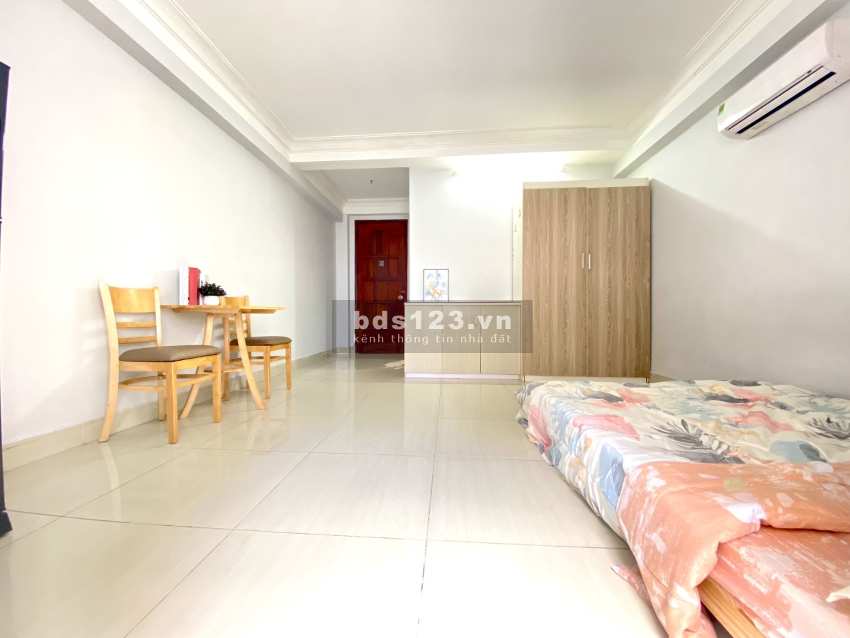 Cho thuê căn hộ dịch vụ nội thất đầy đủ ,free tiền điện ,gần cầu vượt nguyễn thái sơn