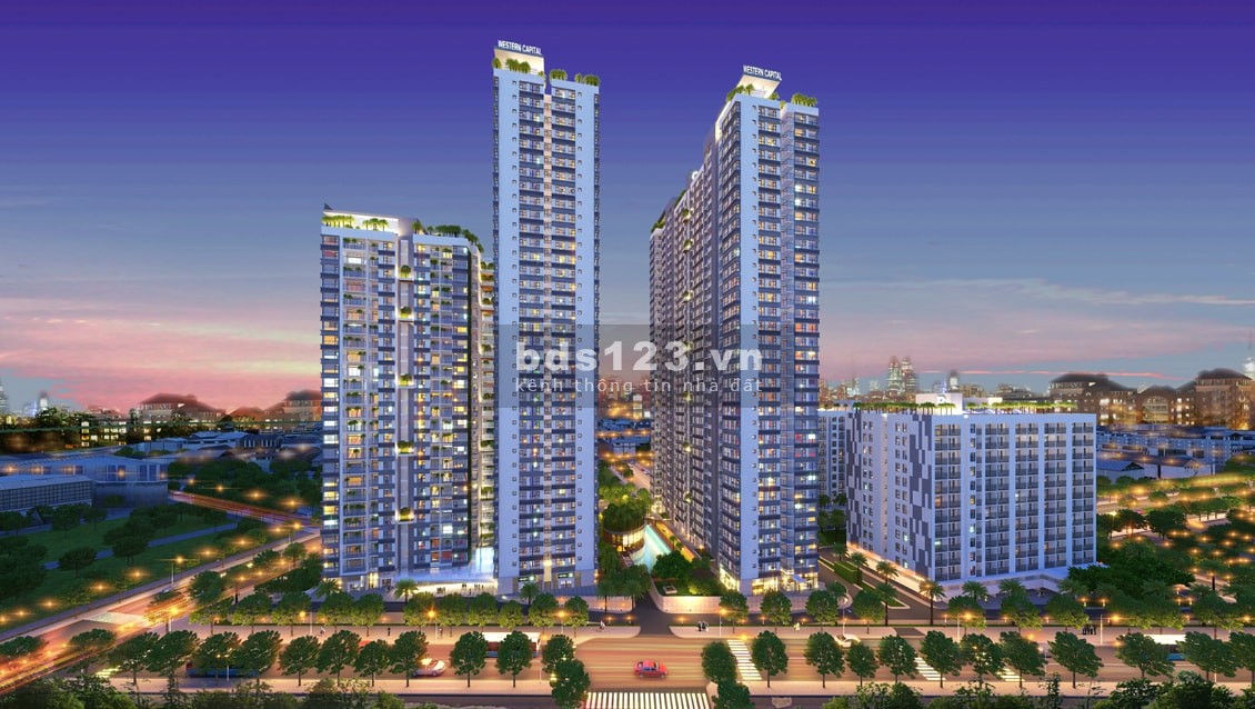 Bán căn hộ The Western Capital 2PN 50m2 giá chỉ từ 1.8 tỷ tại trung tâm Quận 6 TPHCM
