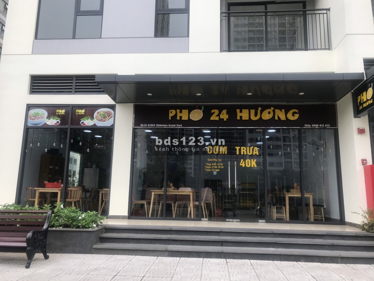Cho thuê shophouse mặt sảnh 70m2 Vinhomes Quận 9 hoàn thiện 32…