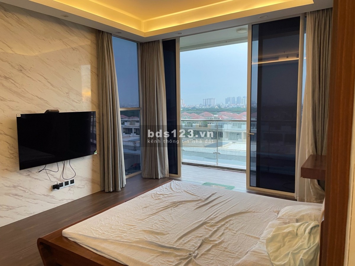 Cho thuê 3PN 160M2 rộng nhất Sarica Sala - Nội thất cao cấp - 2 view thoáng mát. LH 0973593795