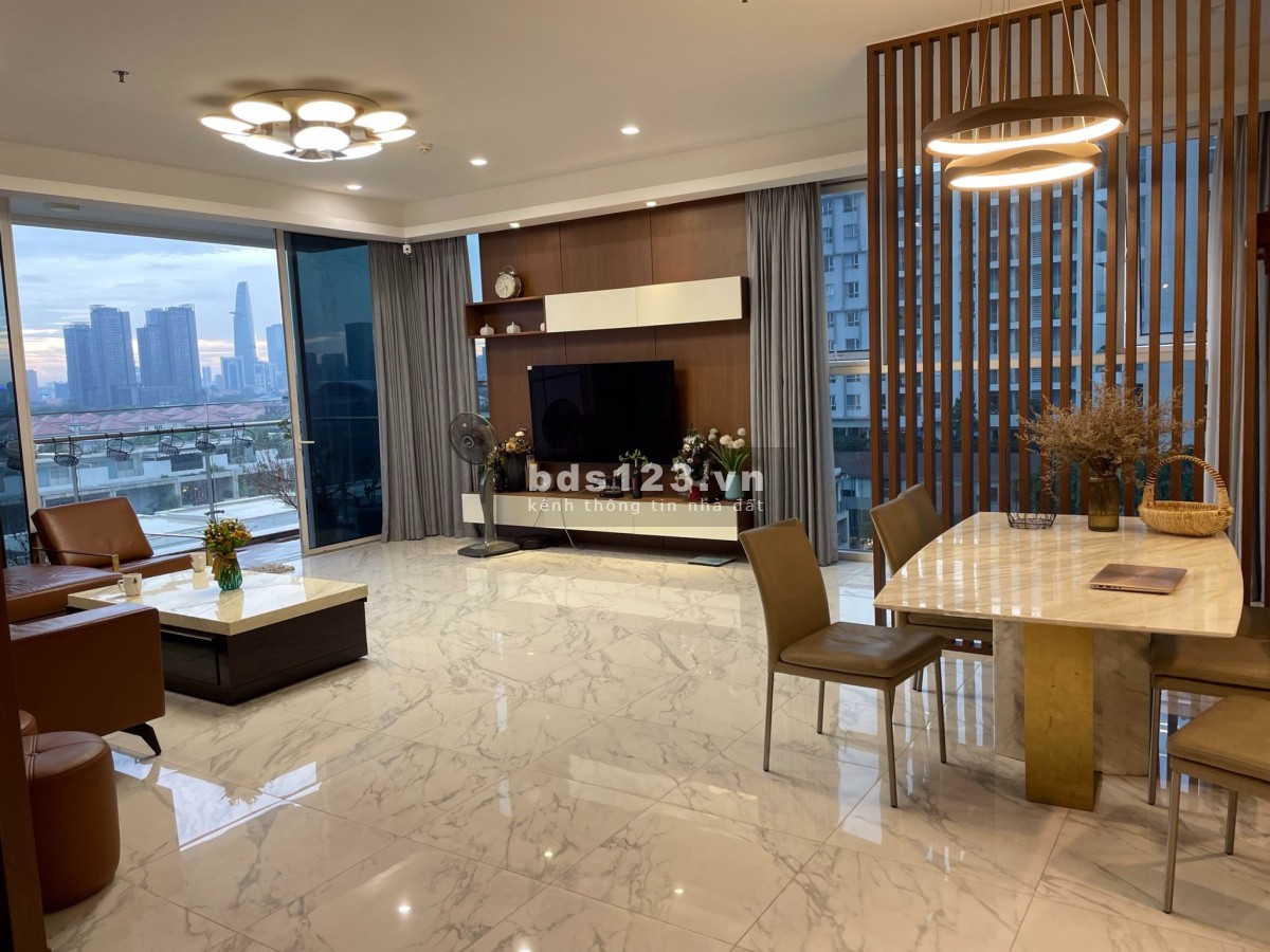 Cho thuê 3PN 160M2 rộng nhất Sarica Sala - Nội thất cao cấp - 2 view thoáng mát. LH 0973593795