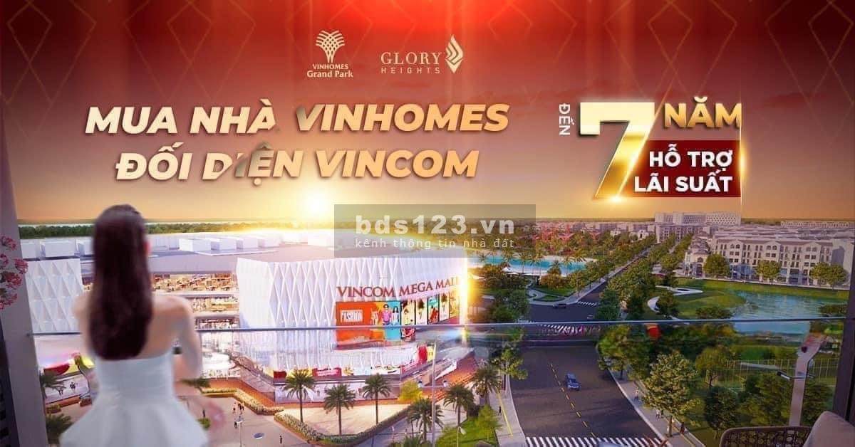 Mở bán căn hộ Glory Heights cao cấp - 7 năm không trả lãi suất, booking giữ chỗ 30tr (có hoàn lại)
