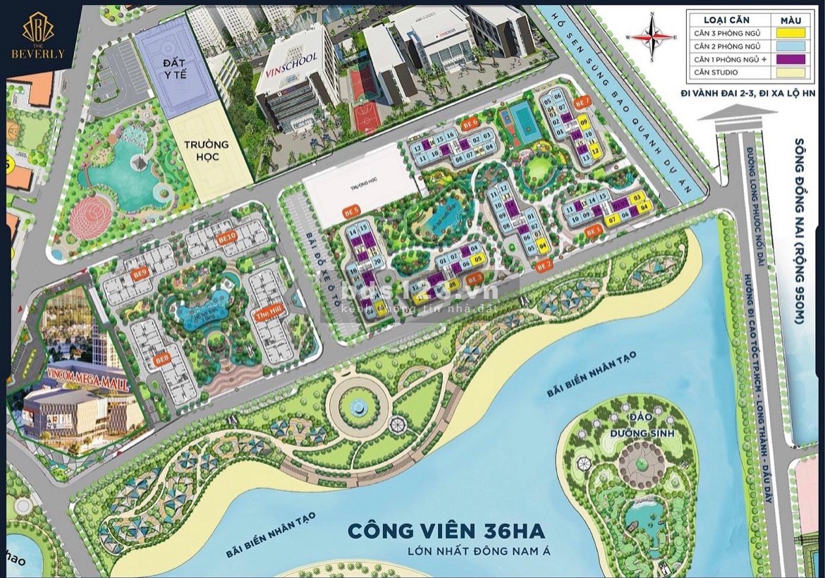 Bán căn hộ tầng 32 THE BEVERLY THỦ ĐỨC siêu đẹp