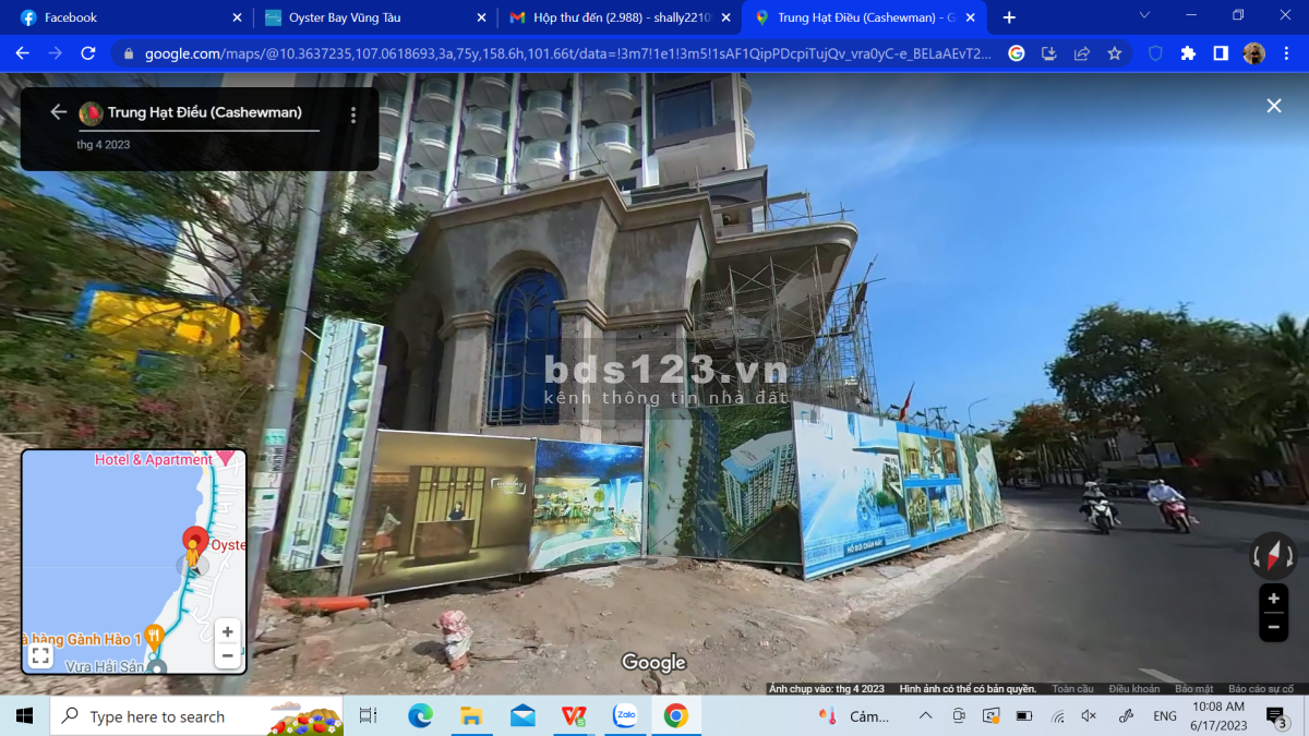 Căn hộ khách sạn 5 sao view biển Vũng Tàu