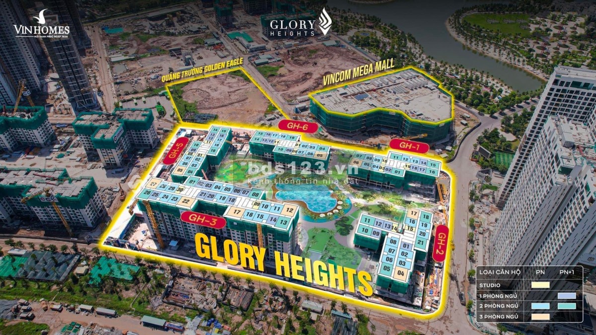 PHÂN KHU MỚI CAO CẤP GLORY HIGHTS BOOKING NGAY HÔM NAY NHẬN CHIẾT KHẤU 10% HỖ TRỢ LS 7 NĂM