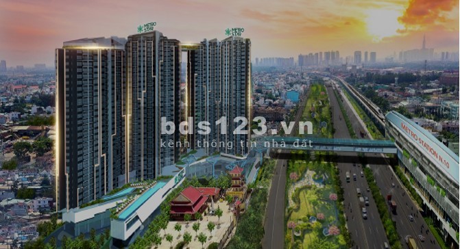 Căn góc 3 mặt tiền căn hộ Metro Star Thủ Đức. Giá gốc chủ đầu tư