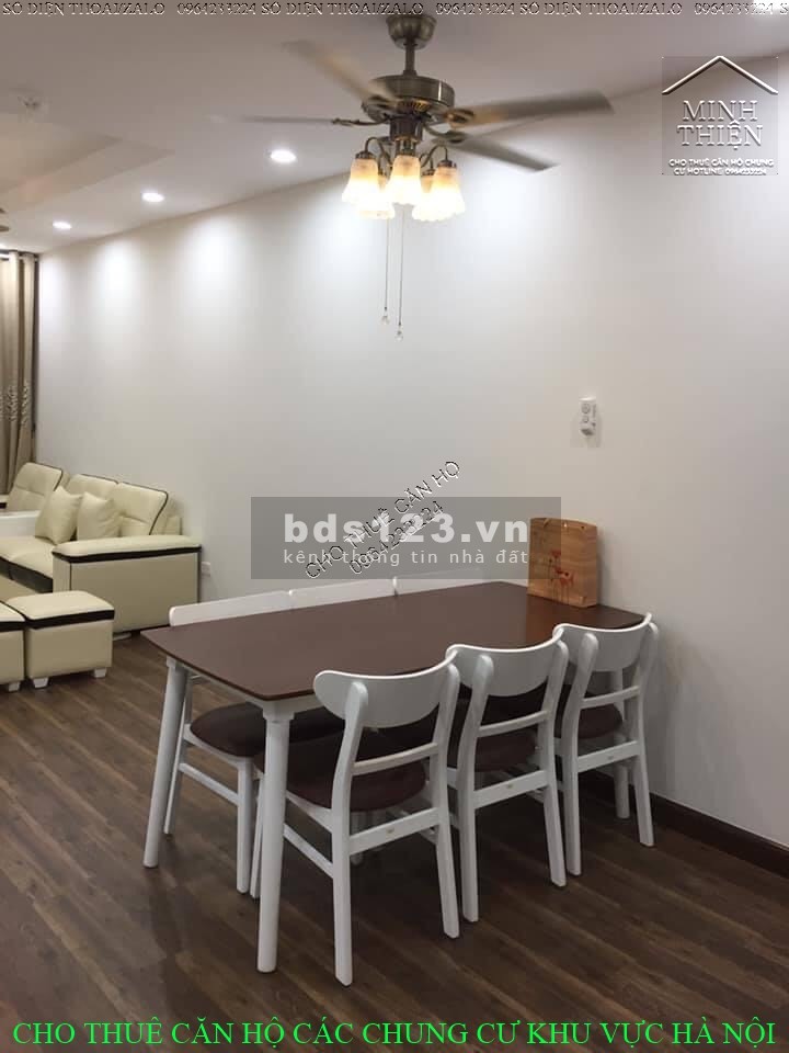 (Chung Cư Goldmark City 136 Hồ Tùng Mậu) Cho Thuê Căn 2n Full Nội Thất Tòa S Tầng Cao View thoáng