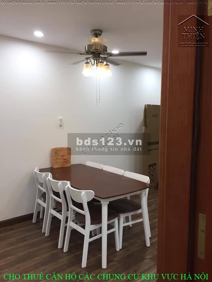 (Chung Cư Goldmark City 136 Hồ Tùng Mậu) Cho Thuê Căn 2n Full Nội Thất Tòa S Tầng Cao View thoáng