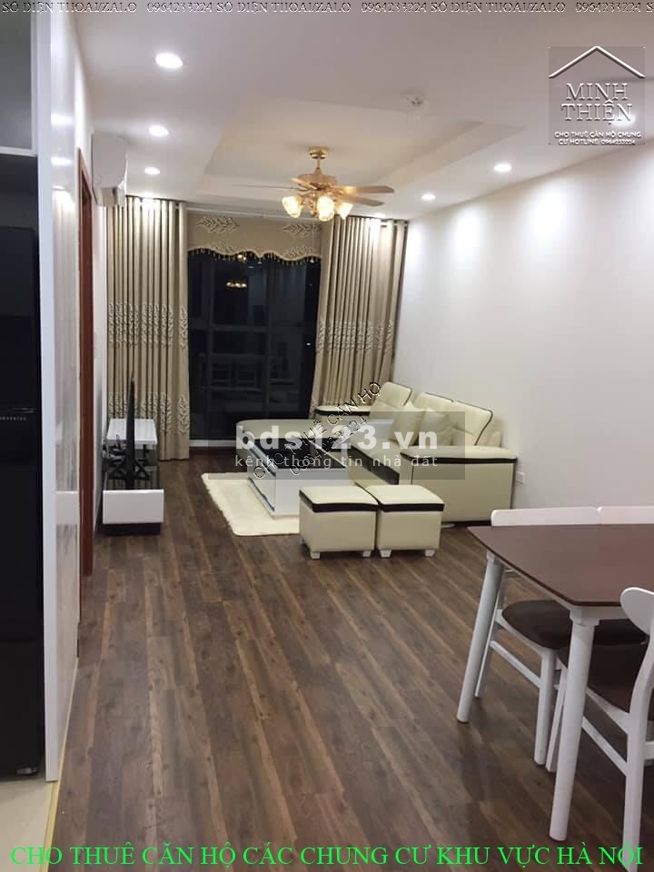 (Chung Cư Goldmark City 136 Hồ Tùng Mậu) Cho Thuê Căn 2n Full Nội Thất Tòa S Tầng Cao View thoáng