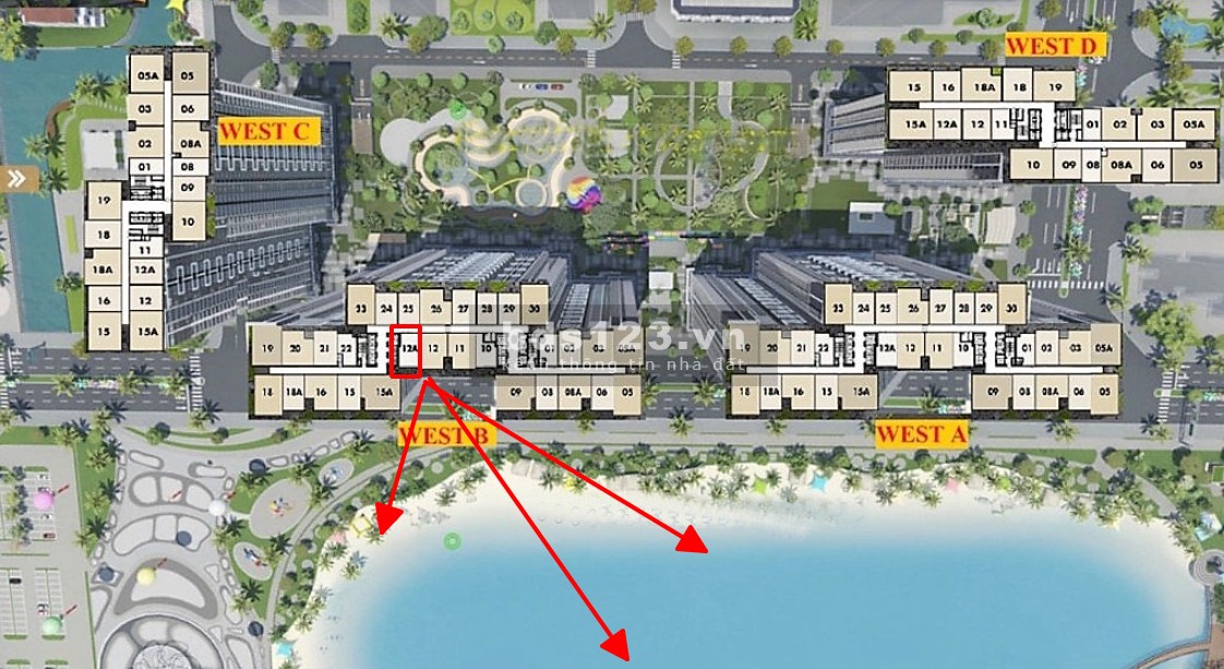 Bán siêu phẩm Studio view hồ 37m tòa B Masteri giá 1.88 tỷ trái tim Vinhomes SMart City