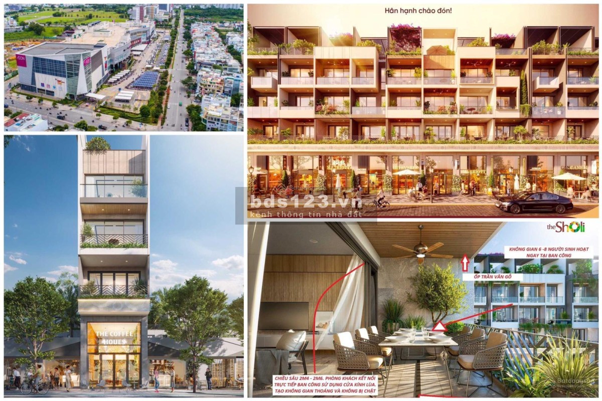Nhà phố shophouse kinh doanh MT đường, gần Aeon Mall, công viên, chợ, giá 36tr/m2 x (DTXD)