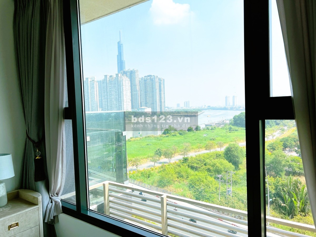 The River Thủ Thiêm 94m2, 2PN giá 22 triệu full NTCB cao cấp , sẵn key xem nhà 24/24 - 0909407949