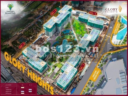 Giỏ hàng Glory Heights nhiều căn đẹp, giá tốt, ưu đãi chiết khấu 10% . LH 0909 407 949
