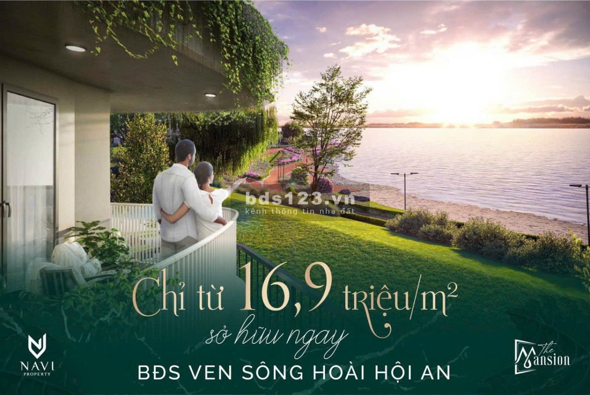 Chỉ từ 16,9 triệu/M2 sở hữu ngay BĐS ven sông Hoài Hội Nam