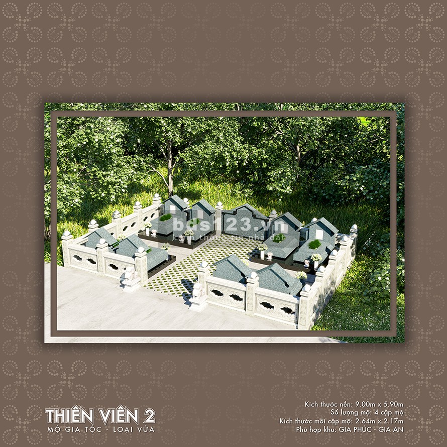Bán huyệt mộ đất nghĩa trang 5 sao tại Đức Huệ Long An