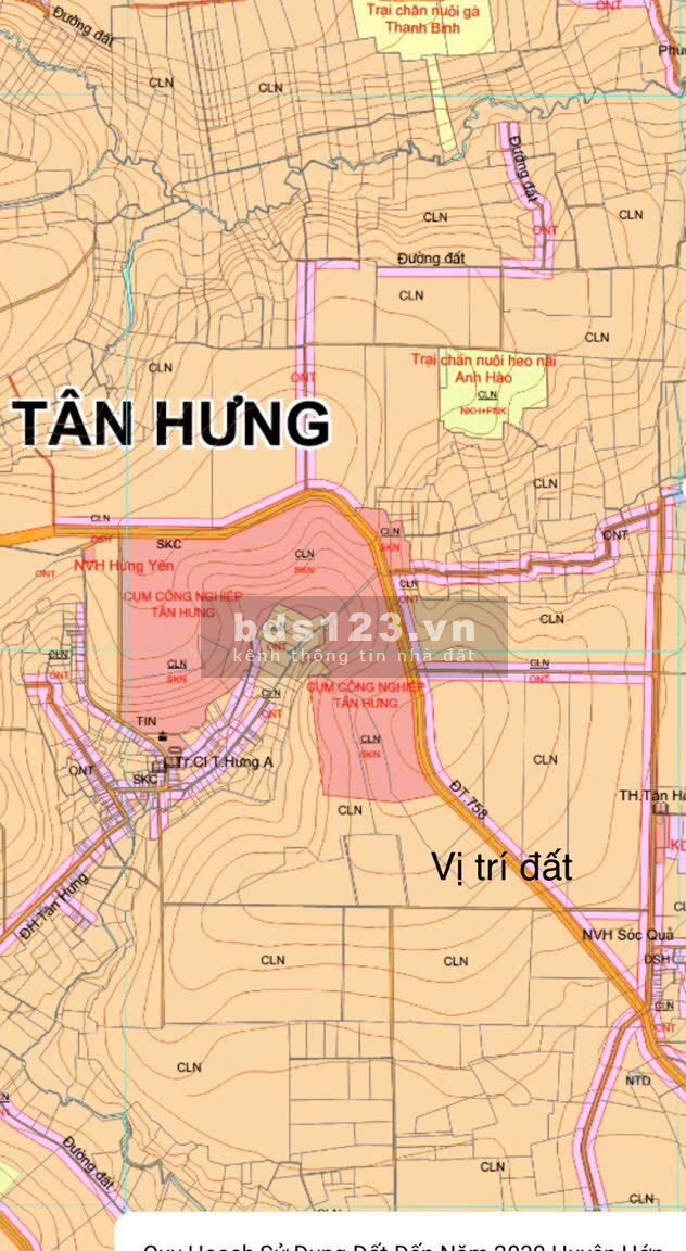 Đất thổ cư 200m2 sổ sẳn đường nhựa 42m gần kcn Tân Hưng, sân bay Tacnic Hớn Quản giá ngộp 360tr