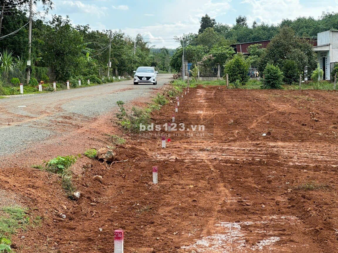 Đất thổ cư 200m2 sổ sẳn đường nhựa 42m gần kcn Tân Hưng, sân bay Tacnic Hớn Quản giá ngộp 360tr