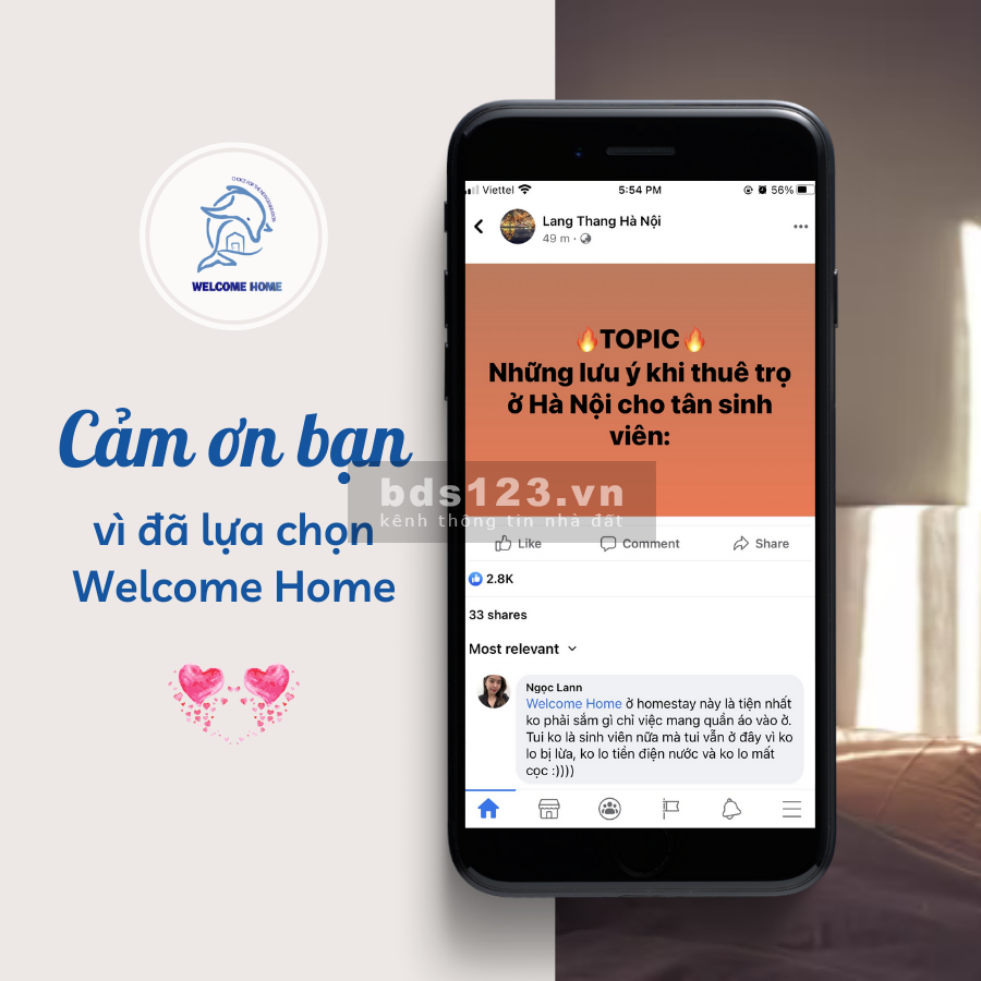 HOMESTAY cao cấp tại Thái Hà, giá 1tr7/ người