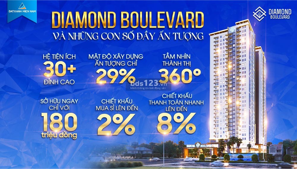 Chính sách mua bán chung cư Diamond Boulevard đầy ưu đãi