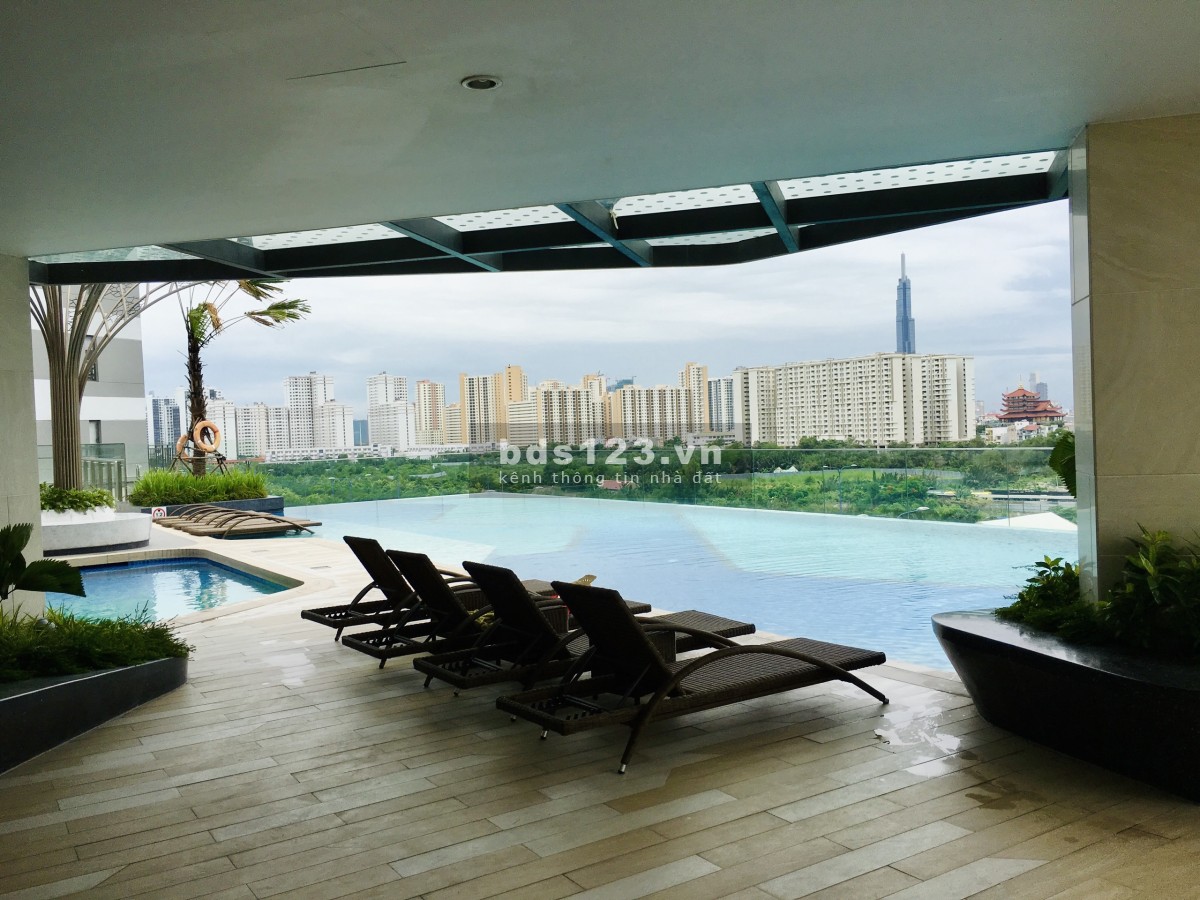 Cho thuê căn 2PN 70m2 Dự án The Sun Avenue giá 15 triệu. LH 0901102909 xem nhà