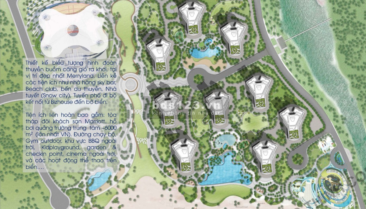 Shophouse Marina District Quy Nhơn - Dòng sản phẩm MerryHome Siêu dự án tỷ đô Hưng Thịnh land